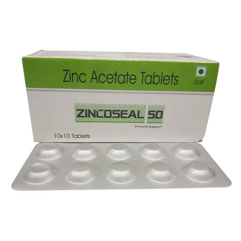 Zincoseal 50 Tablet | Uses, Side Effects, Price | Apollo Pharmacy