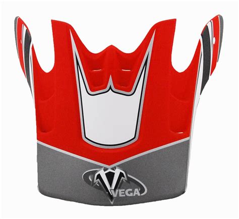 Vega Red Base Graphic Replacement Visor for Mojave Off-Road Helmet (Red ...