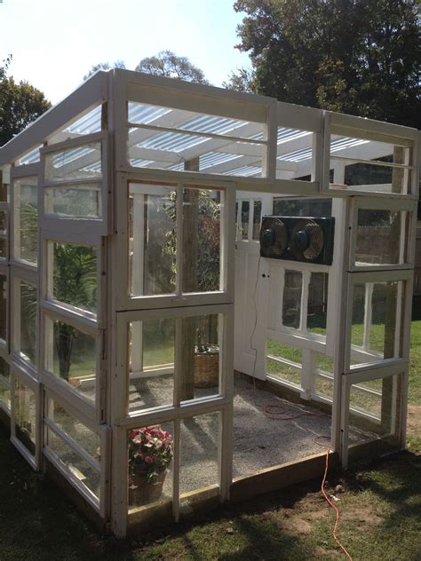 DIY Greenhouse Made from Old Windows