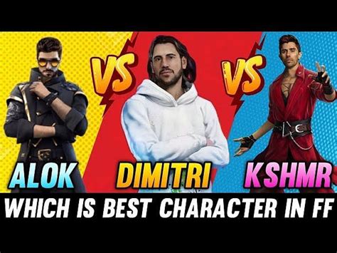 Alok vs. K vs. Dimitri: Which Free Fire character is better overall?