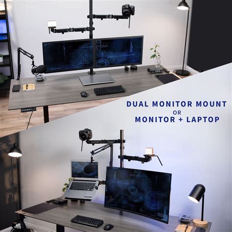 Buy VIVO Black All-In-One Livestream Desk Mount, 17 to 32 Monitor ...