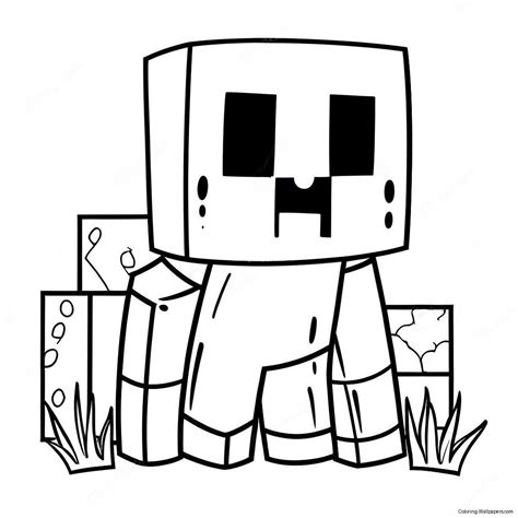 Free Printable Minecraft Creeper Coloring Pages