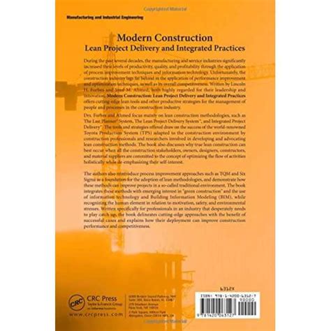 Modern Construction: Lean Project Delivery and Integrated Practices ...