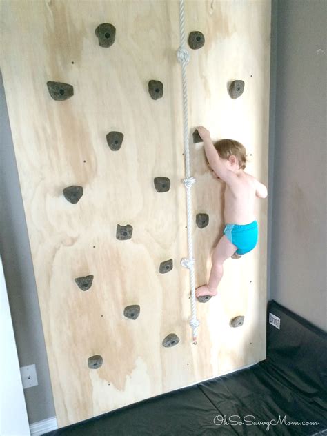 How to build a DIY Kids Climbing Wall! - Easy to Follow Instructions! | Diy climbing wall ...