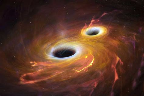 NASA shares images showing two supermassive black holes merging - Tech ...
