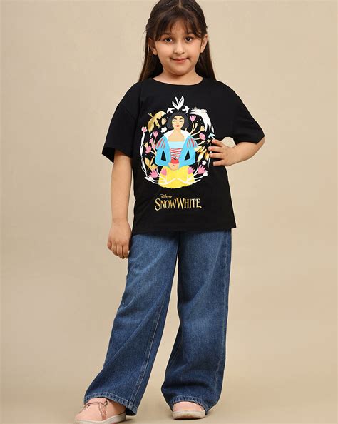 Snow White Oversized Tshirt Girls – Kidsville