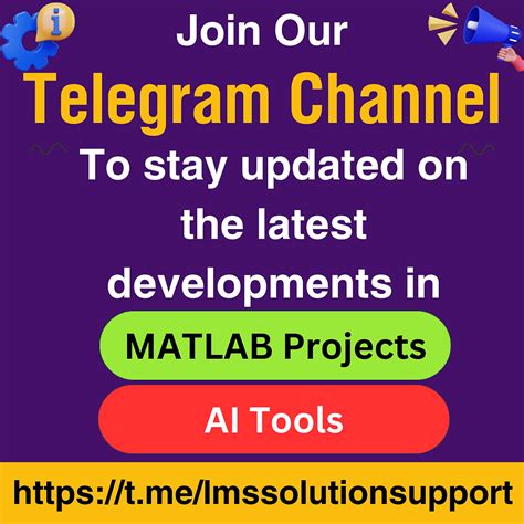 Join Our Telegram Channel for the Latest in MATLAB Projects and AI Tools