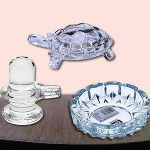 EliteTouch Crystal Tortoise Glass Kachua with Beautiful Bowl Plate ...