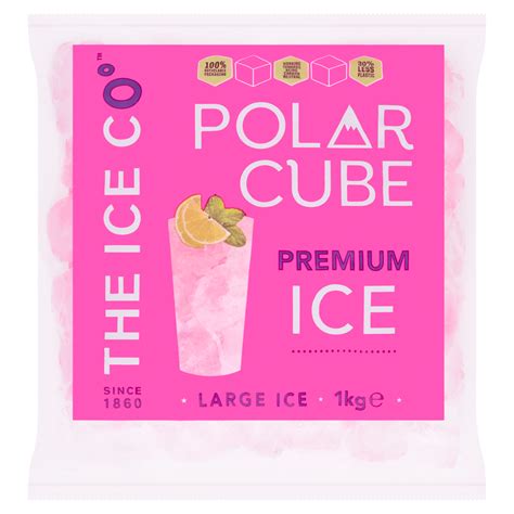 The Ice Co Polar Cube Premium Ice Large 1kg | One Stop