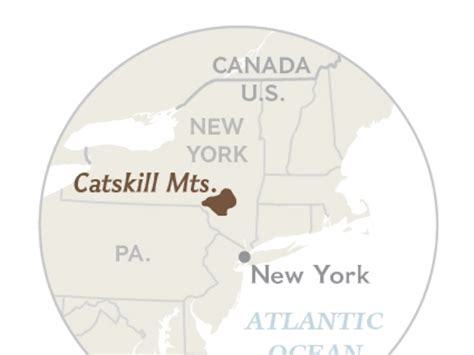 Catskill Mountains Map