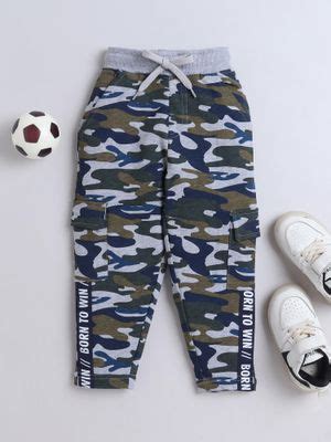 Buy 3PIN Multi-Color Camouflage Regular Fit Joggers (2-3 Years) Online