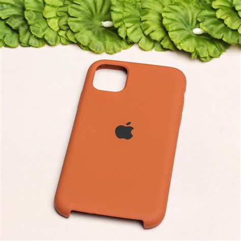 Brown Original Silicone case for Apple iphone 11 – The Hatke