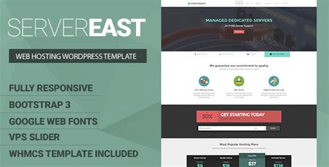 servereast v1 1 1 vps hosting wordpress theme whmcs