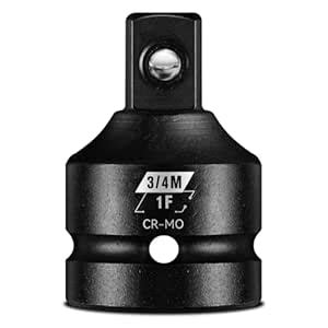 1”F To 3/4”M Impact Socket Adapter, Cr-Mo Steel Exceeds ANSI Standards ...
