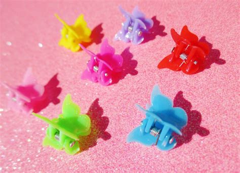 10pc Set 90's Butterfly Clips 90's Hair Clips - Etsy