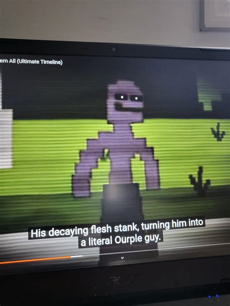 why he ourple tho : r/GameTheorists