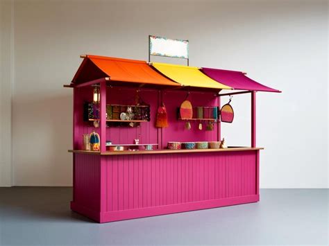 Bohemian style stall model | Premium AI-generated image