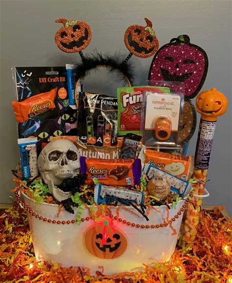 Halloween Gift Basket - Halloween Boo Basket - Trick or Treat Basket ...