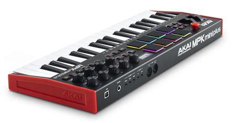 AKAI MPK Mini Plus, MIDI-Keyboard mit Pads, CV und Sequencer - AMAZONA.de