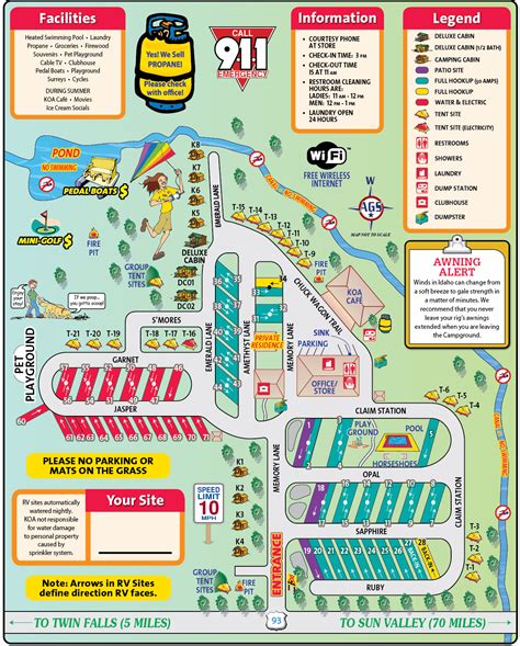 Twin Falls 93 Rv Park Map at Jeffery Thompson blog