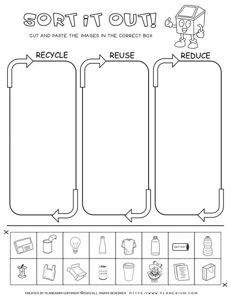 Earth Day Printables The 4 Rs Refuse Reduce Reuse Recycle - Educational ...