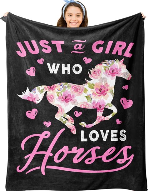 Horse Gifts for Girls, Horse Blanket for Girls, Horse Gifts for Women ...