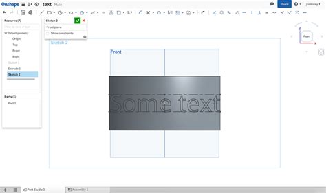 Image result for Using Text Onshape