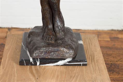Lost Wax Cast Bronze Sculpture Inspired by Auguste Rodin's Eve on ...