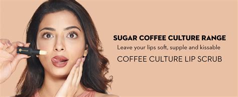 SUGAR Cosmetics Coffee Culture Lip Scrub with Coffee Extracts Nourishes ...