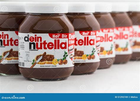 Nutella Hazelnut Spread editorial stock image. Image of product - 51293749