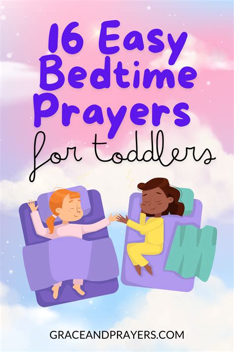 16 Easy Bedtime Prayers For Toddlers - Grace and Prayers