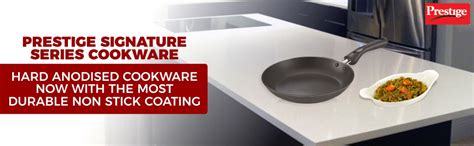 Buy Prestige Signature Hard Anodized Aluminum Fry Pan, 200mm, Black ...