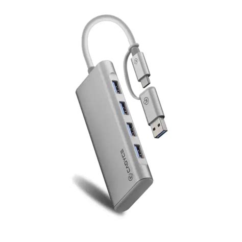 Cadyce CA-UC4H USB-C & USB 3.0 4-Port Hub Plug & Play - tpstech.in