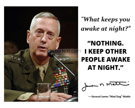 General James mad Dog Mattis Quote With Facsimile - Etsy