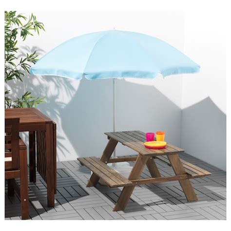 RESÖ Children's picnic table, light brown stained - IKEA