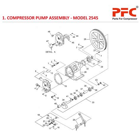 Compressor Pump IR 2545 Air Compressor Parts | Air Compressor Parts