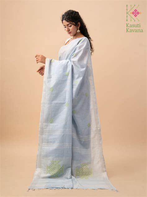 Floret Cross stitch Kasuti Saree – Kasuti Kavana