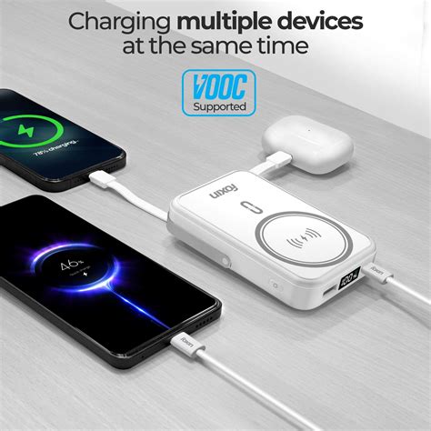 Foxin All-In-One Mag Pro Wireless Power Bank 10000 mAh - Magsafe ...