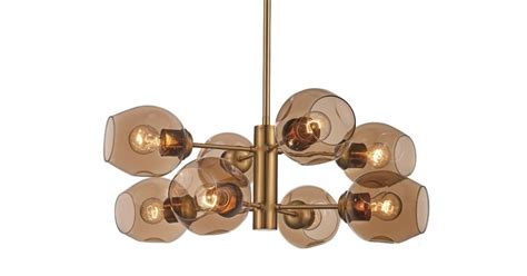 Trans Globe Lighting PND-2125 AG Clusters 8 Light 26" Wide Pendant ...