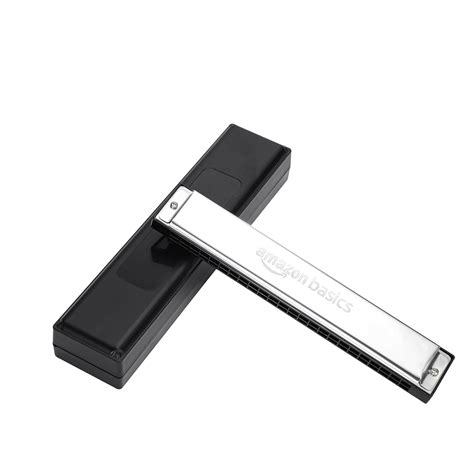 Amazon Basics Key C Harmonica with Case | 24-Hole Mouth Organ for ...