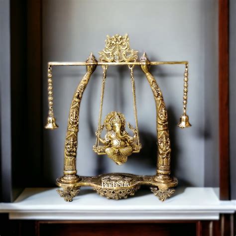 Brass Large Sized Ganapati Swing - Handcrafted with Superfine Brass 3 ...