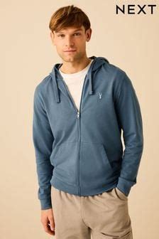 Blue Lightweight Zip Up Hoodie (469081) | INR 2,364