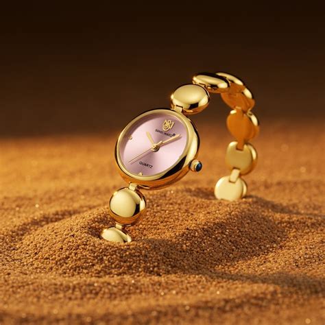 Sansi Mayo LYANA Pink Dial Gold Women‚Äôs Watch – SansiMayo