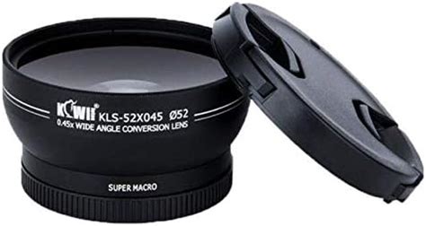 JJC Kiwifotos KLS-52X045 52mm 0.45X Wide Angle with Super Macro ...