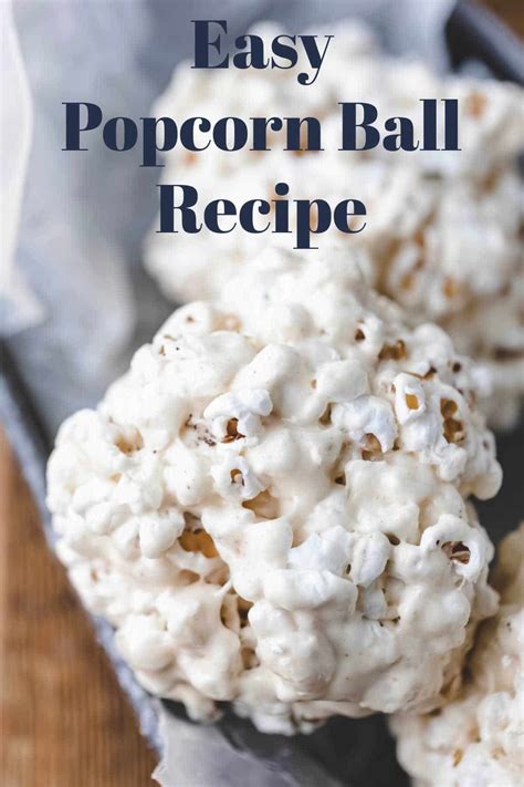 Easy popcorn ball recipe – Artofit