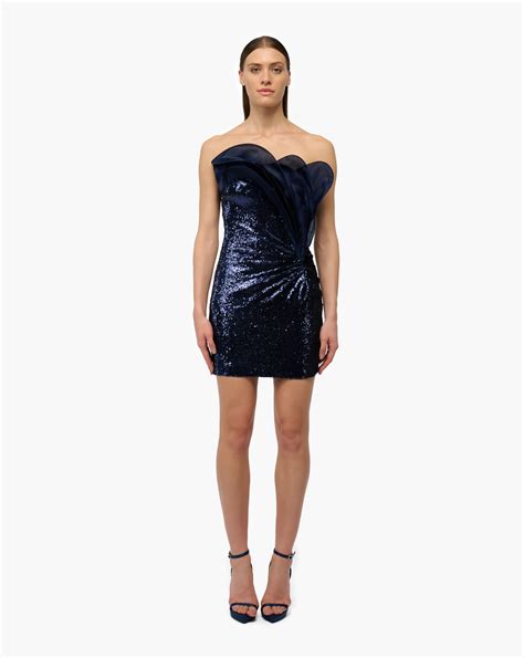 Lunar Swirl Mini Dress – Gaurav Gupta Official