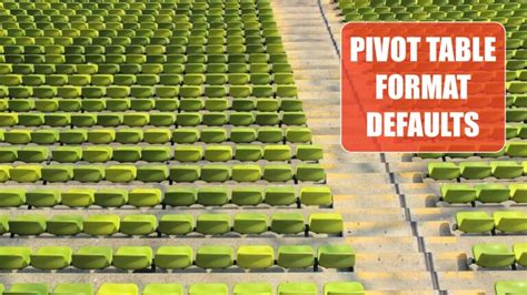 PivotTable Format 的图像结果