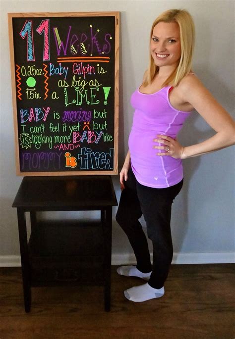 11 week pic | 11 weeks pregnant, Weekly baby bump pictures, Baby bump ...