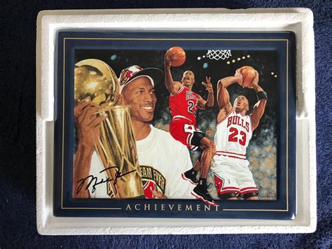 Michael Jordan Plaque Plate UpperDeck NBA X 4 all limited with COA ...