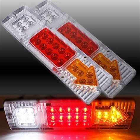 Buy YSHtanj Tail Lights Tail Light 2Pcs 12V 19 LED Rear Tail Stop ...